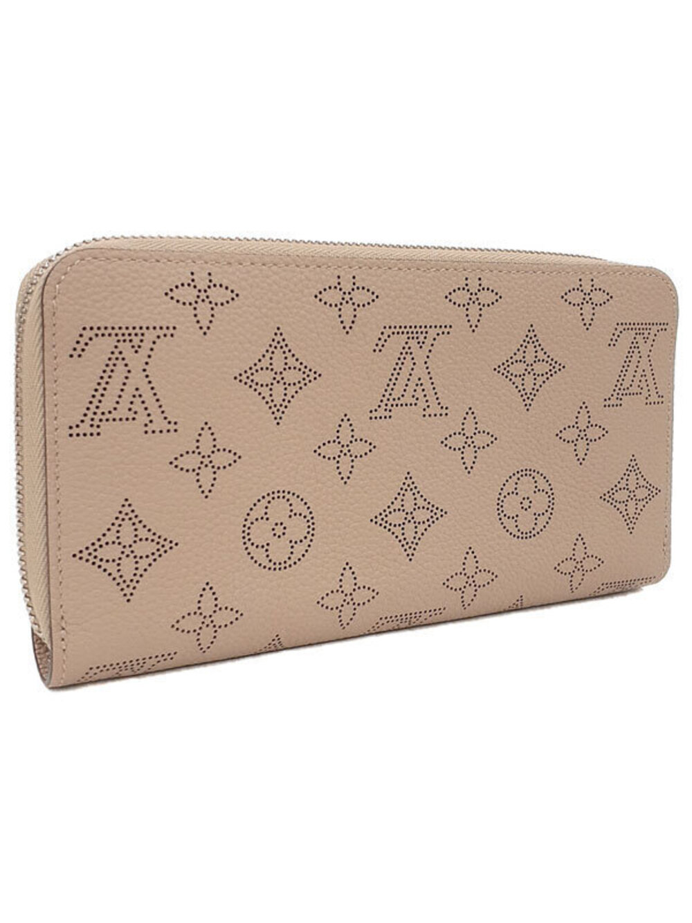 Louis Vuitton Mahina Zippy Long Zipper Round Wallet Black
